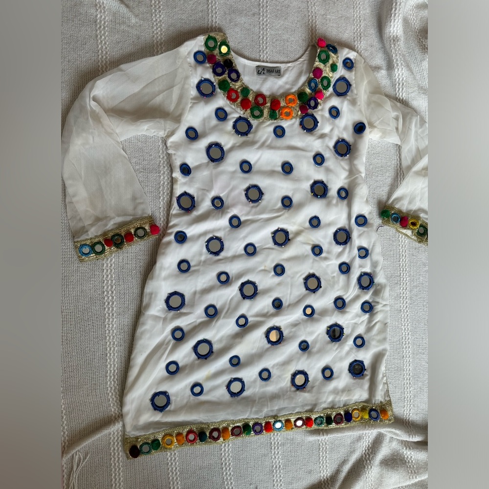Cute Indian style mirror clothing
